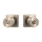 Sure-Loc Hardware Sure-Loc Hardware Bergen Square Entry Knobset, Satin Stainless BG107-SQ 32D - alternate 3